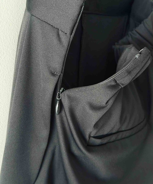 PICCIN PERLA(ピッチンペルラ)の「【セットアップ可能】ツータックワイドパンツ(その他パンツ・レディース・ブラック・M/S)」の8枚目の写真