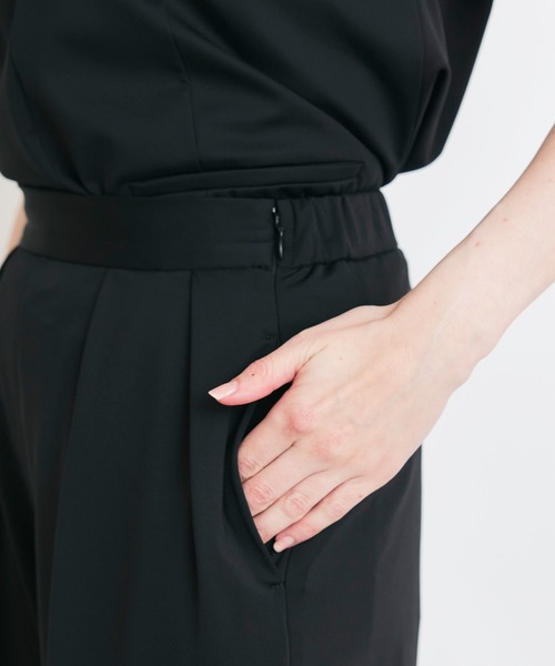 PICCIN PERLA（ピッチンペルラ）の「【セットアップ可能】ツータックワイドパンツ（その他パンツ・レディース・ブラック・M/S）」の22枚目の写真