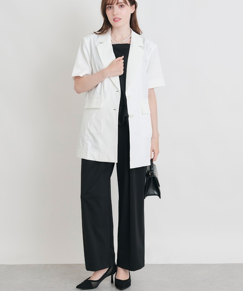 PICCIN PERLA（ピッチンペルラ）の「【セットアップ可能】ツータックワイドパンツ（その他パンツ・レディース・ブラック・M/S）」の18枚目の写真