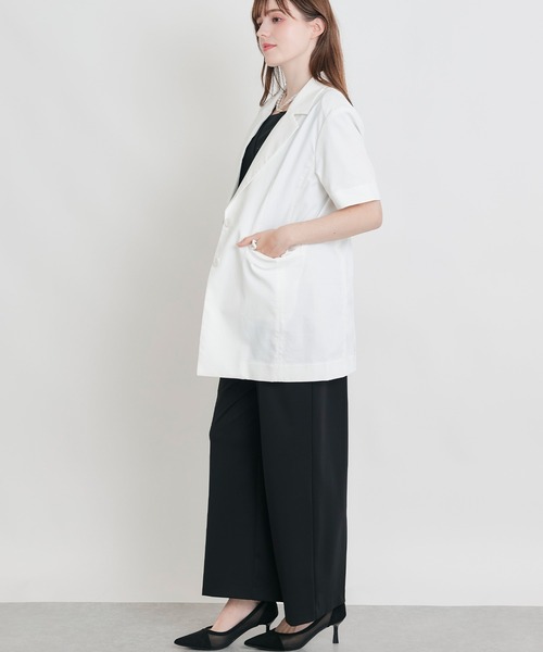 PICCIN PERLA（ピッチンペルラ）の「【セットアップ可能】ツータックワイドパンツ（その他パンツ・レディース・ブラック・M/S）」の19枚目の写真