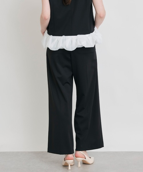 PICCIN PERLA（ピッチンペルラ）の「【セットアップ可能】ツータックワイドパンツ（その他パンツ・レディース・ブラック・M/S）」の12枚目の写真