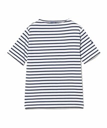 BEAMS F | SAINT JAMES / PIRIAC コットン ボートネック ボーダー Tシャツ(Tシャツ/カットソー)