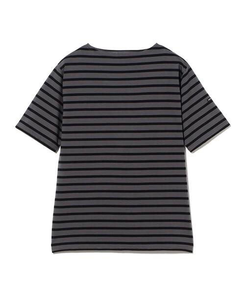 BEAMS F(ビームスエフ)の「SAINT JAMES / PIRIAC コットン ボートネック ボーダー Tシャツ(Tシャツ/カットソー・メンズ・オリーブ/ホワイト系その他3/チャコールグレー・5/6/4)」の13枚目の写真
