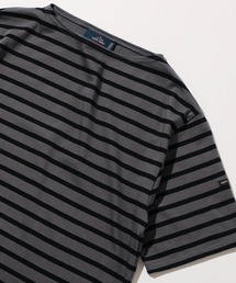 SAINT JAMES / PIRIAC コットン ボートネック ボーダー Tシャツ