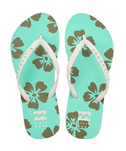 BILLABONG(ビラボン)の「BILLABONG ウィメンズ PRINTED FLIP FLOPS ビーチサンダル 【2026年春夏モデル】(サンダル・レディース・ブラック系その他/ブルー系その他2・24cm/23cm)」の1枚目の写真