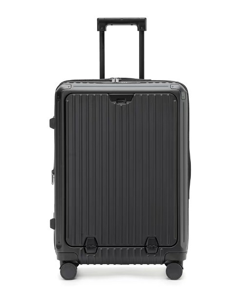 relac(レーラック)の「フロントオープン 多機能TSAロック USBポート ドリンクホルダースーツケース(スーツケース/キャリーバッグ・レディース・ブルー/シルバー/ホワイト/ブラック・SMALL)」の2枚目の写真