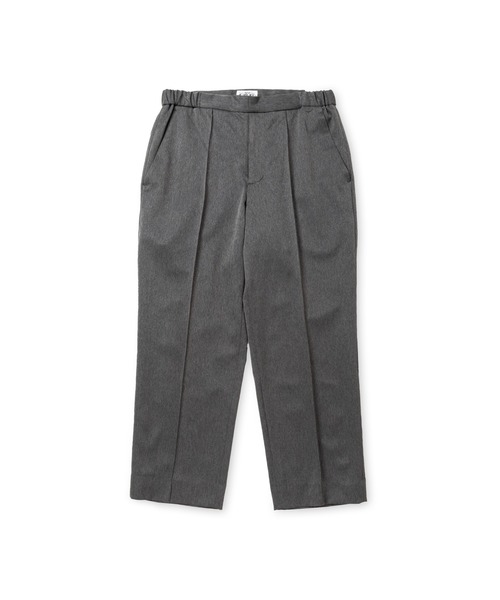 CALEE グレー スラックス MEDIUM セール】P/H TUCK WIDE SLACKS（スラックス）｜CALEE（キャリー）の