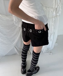 アイレット コットン ショート パンツ