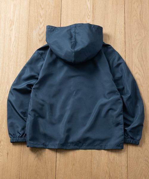 GERRY(ジェリー)の「【30】〔GERRY/ジェリー〕 タフタ フードジャケット 撥水/防花粉(ナイロンジャケット・キッズ・カーキ/ブラック/グレー/ブルー・160/150/140/130)」の19枚目の写真