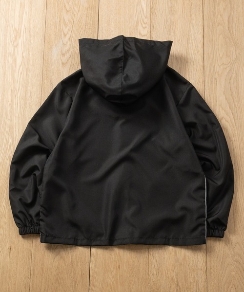 GERRY(ジェリー)の「【30】〔GERRY/ジェリー〕 タフタ フードジャケット 撥水/防花粉(ナイロンジャケット・キッズ・カーキ/ブラック/グレー/ブルー・160/150/140/130)」の13枚目の写真