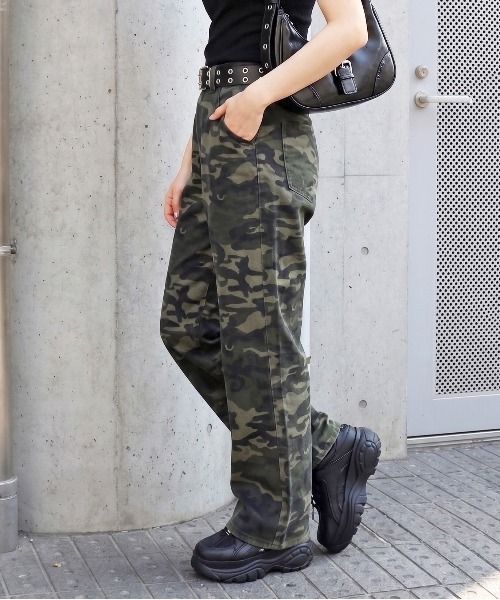 FUN(ファン)の「メイサイワイドパンツ(その他パンツ・レディース・カモフラージュ・L/M/S)」の3枚目の写真