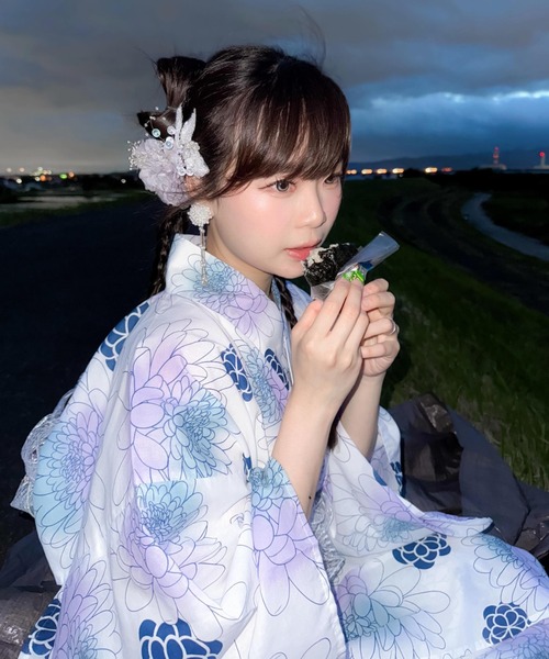 nonoc×merrylatteコラボ」sheetaセレクト／二部式浴衣と帯(兵児帯)の2