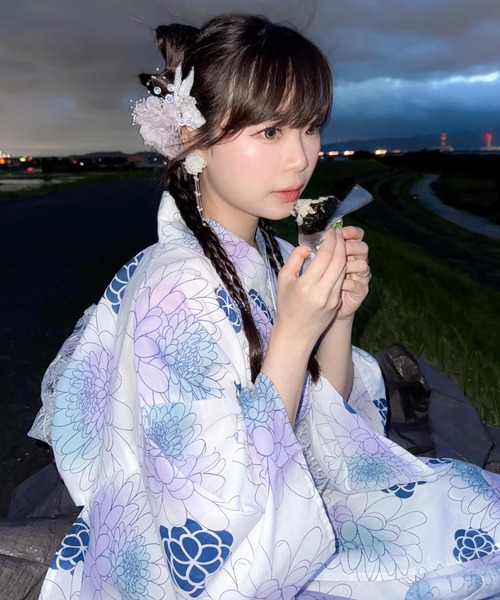 nonoc×merrylatteコラボ」sheetaセレクト／二部式浴衣と帯(兵児帯)の2