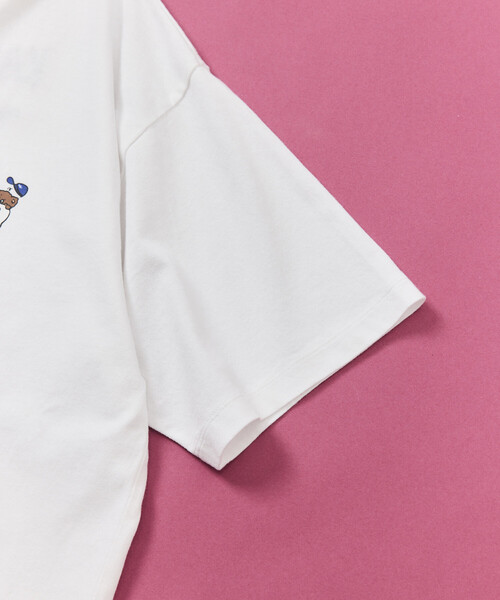 kaoyorinakami(カオヨリナカミ)の「kaoyorinakami × FREAK'S STORE/カオヨリナカミ 別注 ランダムベア Tee(Tシャツ/カットソー・メンズ・ネイビー/オフホワイト/チャコールグレー・SMALL/LARGE/MEDIUM)」の9枚目の写真