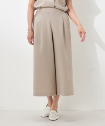 GALLORIA（ギャローリア）の「【セットアップで着られる】撥水・麻調ガウチョパンツ（その他パンツ）」