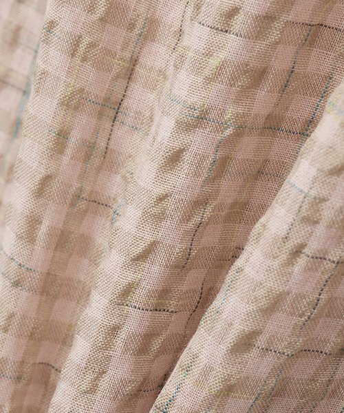 NOIRER(ノイア)の「コットンウェーブチェックルーズフィットシャツ(ピーチパーズ)(シャツ/ブラウス・メンズ・その他・48/50)」の7枚目の写真