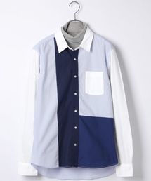 RAGEBLUE | パネル切り替えシャツ長袖/712806(シャツ/ブラウス)
