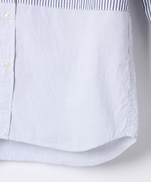 RAGEBLUE（レイジブルー）の「パネル切り替えシャツ長袖/712806（シャツ/ブラウス・メンズ・ネイビー/ライトブルー/グレー/ブルー・MEDIUM/LARGE）」の9枚目の写真