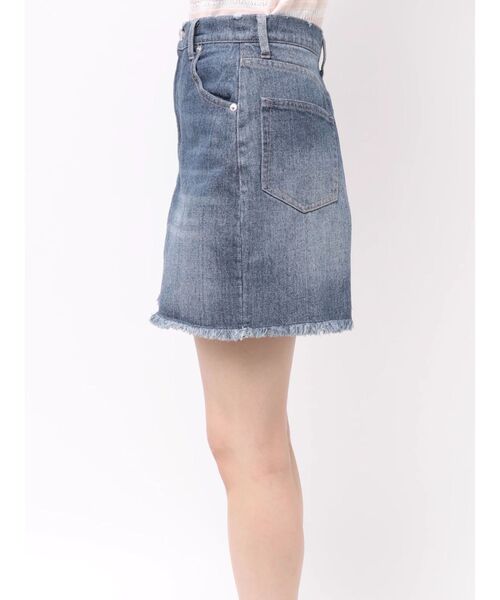 CALNAMUR（カルナムール）の「デニムショートパンツ（デニムパンツ・レディース・ブルー/ホワイト・SMALL/MEDIUM）」の15枚目の写真