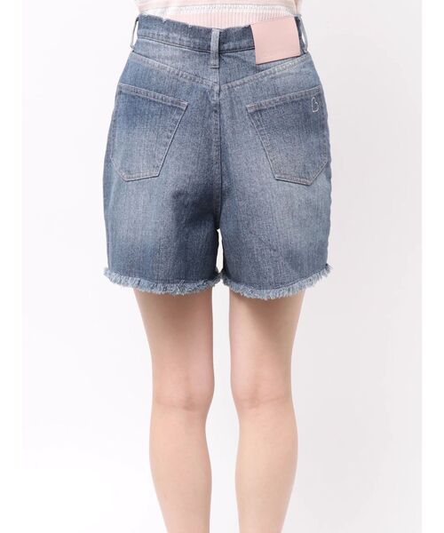 CALNAMUR（カルナムール）の「デニムショートパンツ（デニムパンツ・レディース・ブルー/ホワイト・SMALL/MEDIUM）」の16枚目の写真