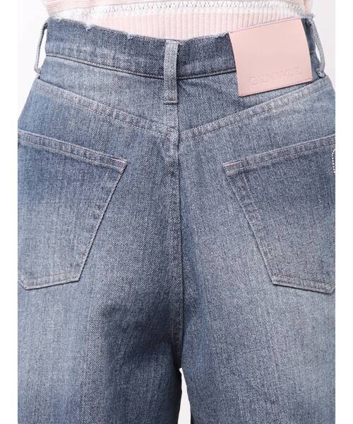 CALNAMUR（カルナムール）の「デニムショートパンツ（デニムパンツ・レディース・ブルー/ホワイト・SMALL/MEDIUM）」の17枚目の写真