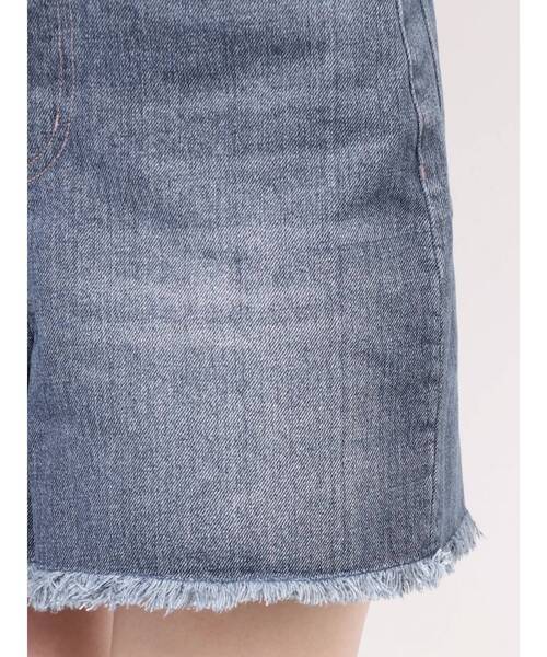 CALNAMUR（カルナムール）の「デニムショートパンツ（デニムパンツ・レディース・ブルー/ホワイト・SMALL/MEDIUM）」の20枚目の写真