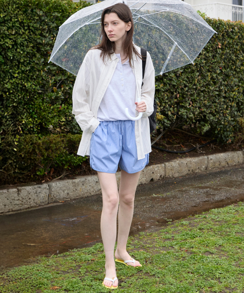 LEVAR(レバー)の「Cotton Binding Trunk Shorts - Blue Wide Stripe(その他パンツ・レディース・その他・SMALL/MEDIUM)」の2枚目の写真