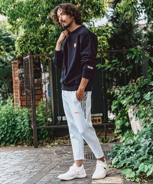 felkod(フィルコッド)の「msw1896- Heart Puff-Print 12oz Fleece Sweatshirt スウェットトレーナー(F26A210)(スウェット・メンズ・ネイビー/ホワイト/ブラック・S/M/L/XL)」の7枚目の写真