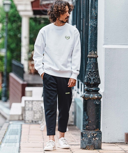 felkod(フィルコッド)の「msw1896- Heart Puff-Print 12oz Fleece Sweatshirt スウェットトレーナー(F26A210)(スウェット・メンズ・ネイビー/ホワイト/ブラック・S/M/L/XL)」の12枚目の写真