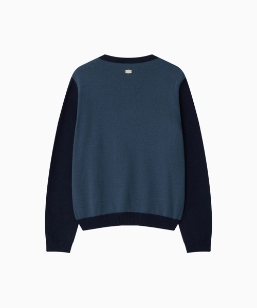 OHESHIO(オヘシオ)の「STAR TWO TONE BUTTON CARDIGAN, BLUE(カーディガン/ボレロ・レディース・その他・FREE)」の8枚目の写真