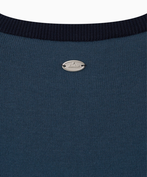 OHESHIO(オヘシオ)の「STAR TWO TONE BUTTON CARDIGAN, BLUE(カーディガン/ボレロ・レディース・その他・FREE)」の11枚目の写真