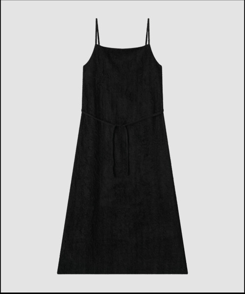 THE LILLE（ザ リル）の「Holly Feather Dress_Black（ワンピース・レディース・その他・FREE）」の2枚目の写真