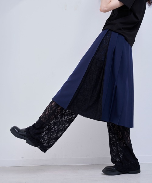 Nora Lily elle(ノラリリーエル)の「quiet skirt(スカート・レディース・ネイビー/グレー・FREE)」の22枚目の写真