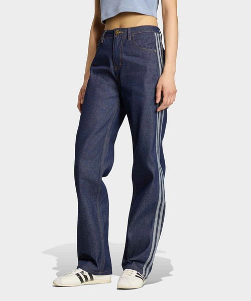 adidas(アディダス)の「FIREBIRD MID RISE STRAIGHT DENIM PANT / アディダスオリジナルス adidas Originals(デニムパンツ・レディース・ブルー・25/30/24/30/31W 30L/30W 30L/29/30/28/30/27/30/26/30/32W 30L/33W 30L)」の7枚目の写真