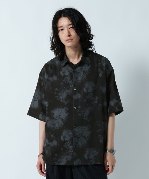 RAGEBLUE(レイジブルー)の「<接触冷感>COOL FEELING LOOSE SILHOUETTE/ラグイージルーズシルエット総柄シャツ(シャツ/ブラウス・メンズ・ライトグレー/ブラック/ネイビー・MEDIUM/LARGE)」の13枚目の写真