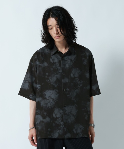 RAGEBLUE(レイジブルー)の「<接触冷感>COOL FEELING LOOSE SILHOUETTE/ラグイージルーズシルエット総柄シャツ(シャツ/ブラウス・メンズ・ライトグレー/ブラック/ネイビー・MEDIUM/LARGE)」の15枚目の写真