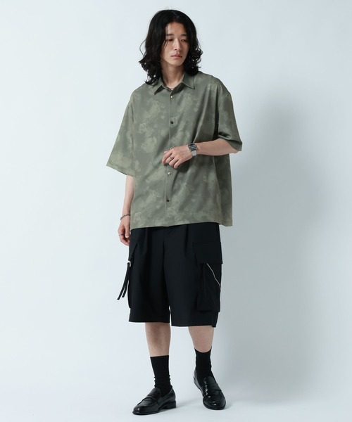 RAGEBLUE(レイジブルー)の「<接触冷感>COOL FEELING LOOSE SILHOUETTE/ラグイージルーズシルエット総柄シャツ(シャツ/ブラウス・メンズ・ライトグレー/ブラック/ネイビー・MEDIUM/LARGE)」の17枚目の写真