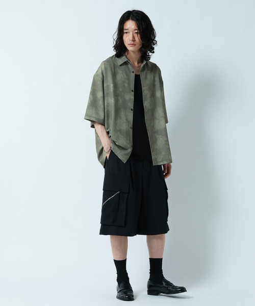 RAGEBLUE(レイジブルー)の「<接触冷感>COOL FEELING LOOSE SILHOUETTE/ラグイージルーズシルエット総柄シャツ(シャツ/ブラウス・メンズ・ライトグレー/ブラック/ネイビー・MEDIUM/LARGE)」の18枚目の写真