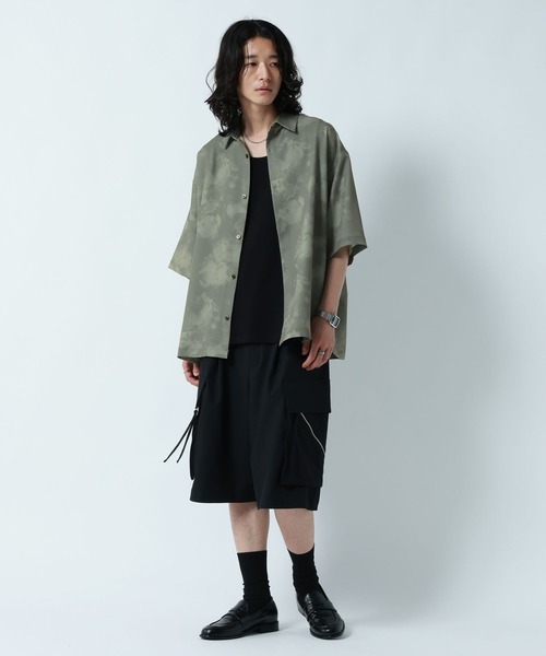 RAGEBLUE(レイジブルー)の「<接触冷感>COOL FEELING LOOSE SILHOUETTE/ラグイージルーズシルエット総柄シャツ(シャツ/ブラウス・メンズ・ライトグレー/ブラック/ネイビー・MEDIUM/LARGE)」の19枚目の写真
