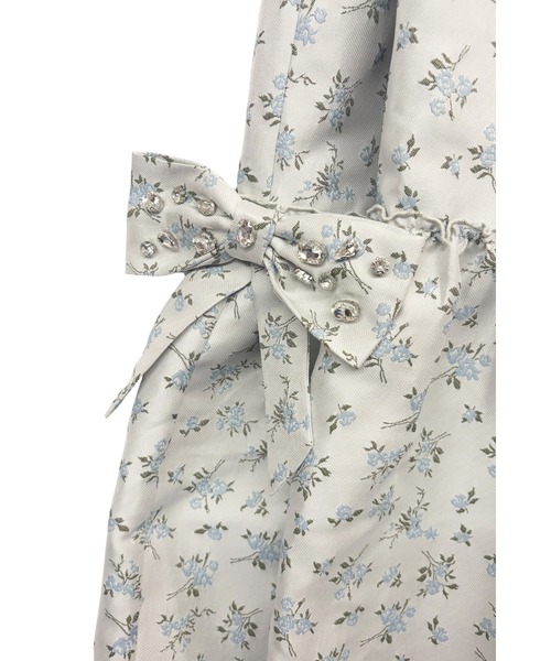 HONEY MI HONEY（ハニーミーハニー）の「floral jacquard bijou ribbon skirt（スカート・レディース・ピンク/ブルー/サックスブルー・FREE）」の9枚目の写真