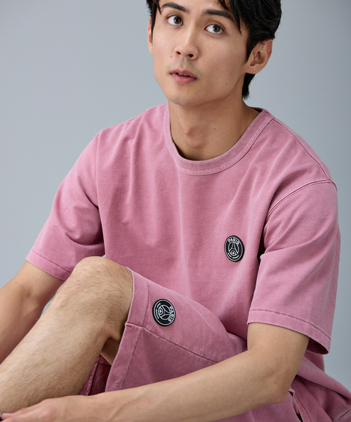 PARIS SAINT-GERMAIN（パリサンジェルマン）の「【Paris Saint-Germain / パリ・サン＝ジェルマン】 JP PIGMENT CREST TEE（Tシャツ/カットソー・メンズ・ブラック系その他/ベージュ/ピンク・SMALL/MEDIUM/LARGE/X-LARGE）」の17枚目の写真