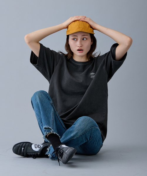 PARIS SAINT-GERMAIN（パリサンジェルマン）の「【Paris Saint-Germain / パリ・サン＝ジェルマン】 JP PIGMENT CREST TEE（Tシャツ/カットソー・メンズ・ブラック系その他/ベージュ/ピンク・SMALL/MEDIUM/LARGE/X-LARGE）」の19枚目の写真