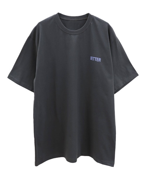 ISOOK(アイスー)の「バックレタリングプリントオーバーTシャツ(chiica select) / レタリング ルーズ丈 ビッグシルエット 英字ロゴ(Tシャツ/カットソー・レディース・チャコール/ホワイト・FREE)」の14枚目の写真