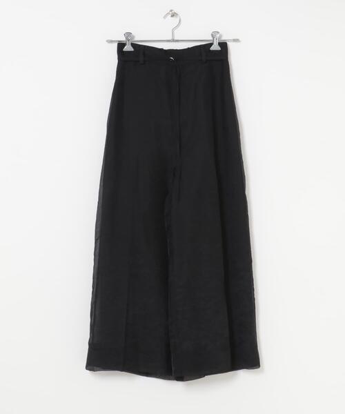 URBAN RESEARCH ROSSO WOMEN(アーバンリサーチ ロッソ)の「ベルテッドシアーパンツ(その他パンツ・レディース・オフホワイト/ブラック・36/38)」の8枚目の写真