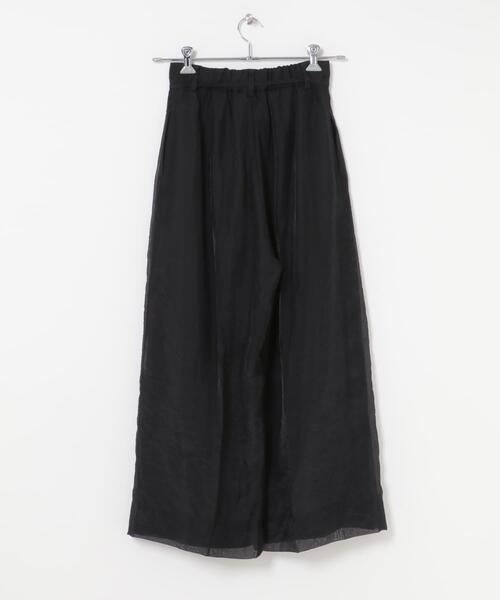 URBAN RESEARCH ROSSO WOMEN(アーバンリサーチ ロッソ)の「ベルテッドシアーパンツ(その他パンツ・レディース・オフホワイト/ブラック・36/38)」の10枚目の写真
