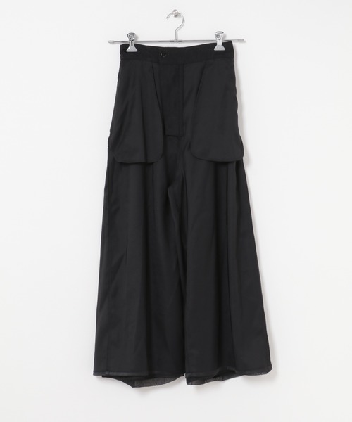 URBAN RESEARCH ROSSO WOMEN(アーバンリサーチ ロッソ)の「ベルテッドシアーパンツ(その他パンツ・レディース・オフホワイト/ブラック・36/38)」の3枚目の写真