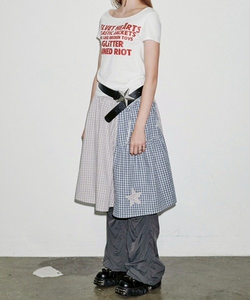runningHIGH(ランニングハイ)の「【runningHIGH】LETTERING SLIM H/S TEE / 【ランニングハイ】レタリングスリム半袖Tシャツ(Tシャツ/カットソー・レディース・グリーン/ネイビー/ホワイト/ブラック/ライトブルー/ミント・ONE SIZE)」の13枚目の写真