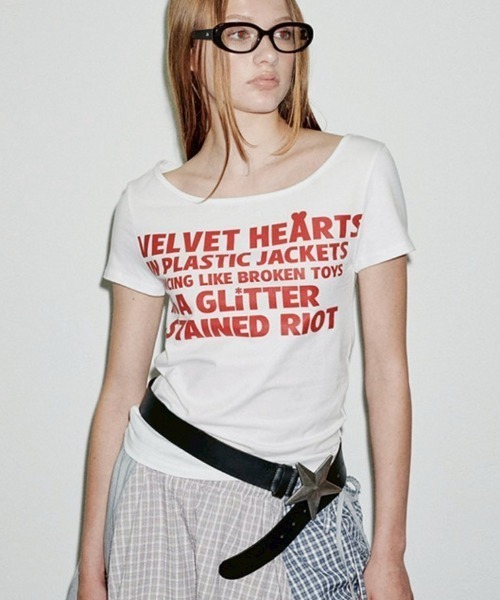 runningHIGH(ランニングハイ)の「【runningHIGH】LETTERING SLIM H/S TEE / 【ランニングハイ】レタリングスリム半袖Tシャツ(Tシャツ/カットソー・レディース・グリーン/ネイビー/ホワイト/ブラック/ライトブルー/ミント・ONE SIZE)」の7枚目の写真