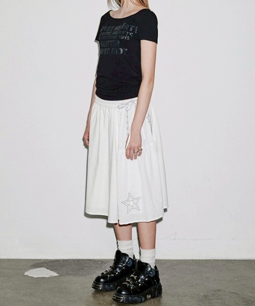 runningHIGH(ランニングハイ)の「【runningHIGH】LETTERING SLIM H/S TEE / 【ランニングハイ】レタリングスリム半袖Tシャツ(Tシャツ/カットソー・レディース・グリーン/ネイビー/ホワイト/ブラック/ライトブルー/ミント・ONE SIZE)」の22枚目の写真