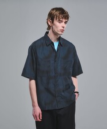green label relaxing | <Phospho Graphica>スプラッシュ パターン レギュラーカラー 半袖シャツ(シャツ/ブラウス)